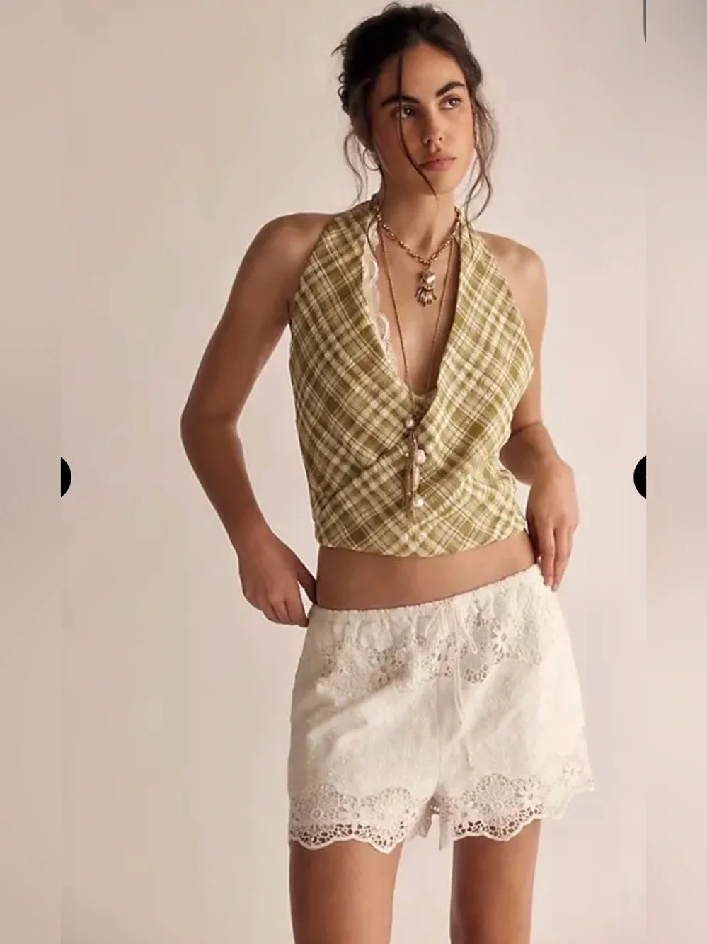 Free People Ashtin Set in Ivory **Gorgeous!!**